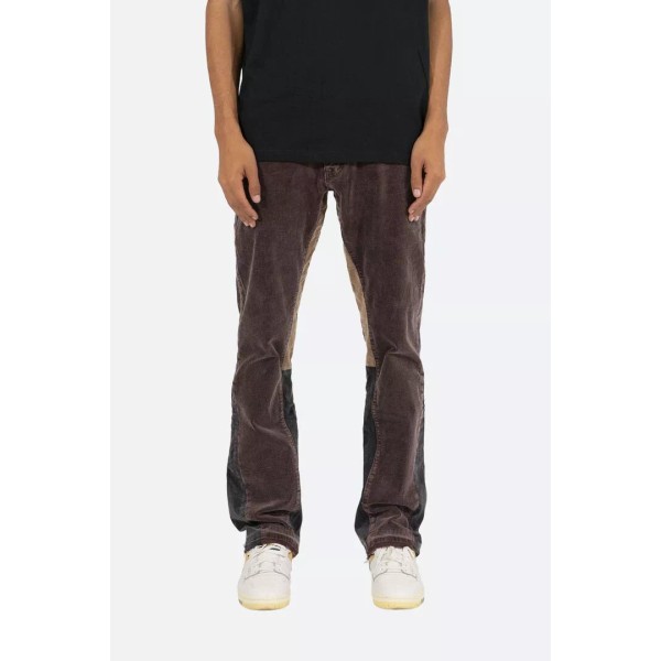 MNML Mens B356 Corduroy Flare Denim Brown size 40