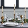 Eywamage Birch Bark LED Taper Candles with Remote, Battery Operated