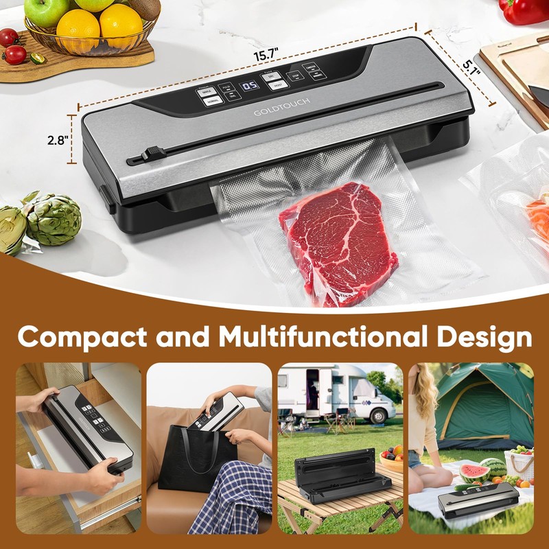 Vacuum Sealer for Food Electric Mason Jar Vacuum Sealer Machine
