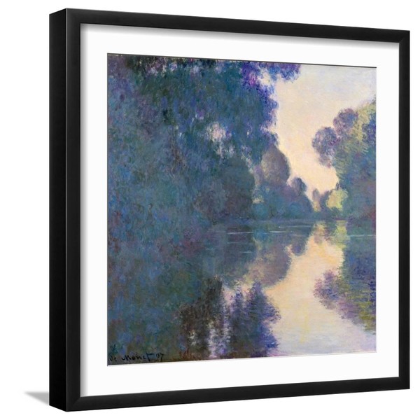 ART.COM Wall Giclee Print Morning on the Seine Near Giverny