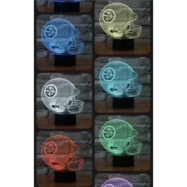 Unbranded Pittsburgh Steelers Collectible LED Light Touch Lamp  Home Decor Gift