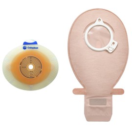 COLOPLAST Ostomy Pouch SenSura Two-Piece System 1-1/2 Inch Stoma Opening Closed End (#10164, Box of 30)
