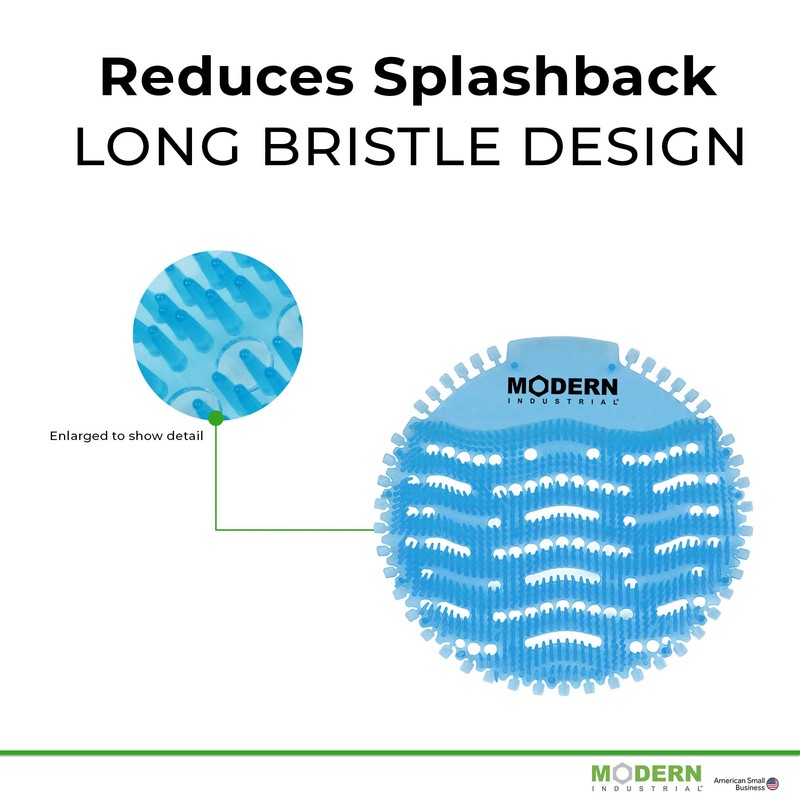 Modern Industrial Urinal Screen and Deodorizer - Fits Most Urinals,