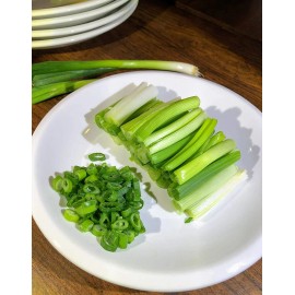 Hundredfold 1000 Japanese Evergreen White Stem Green Onion Seeds, Scallion Bunching Allium