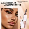 Noerrors Brauner Lip Gloss Liner Set Glitzer Schimmer Nude Lip