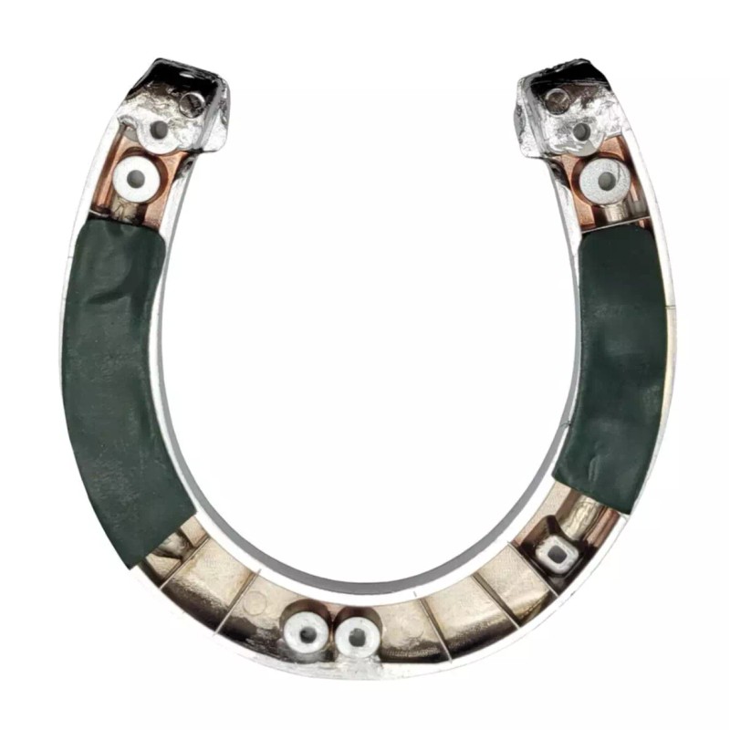 1clickautoacc 3D CHROME ABS HORSESHOE CAR TRUCK EMBLEM DECAL PAIR