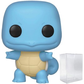 Pokemon: Squirtle Pop! Vinyl Figure (Bundled with Compatible Box Protector Case), Multicolor, 3.75 inches