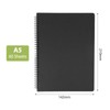 VAIGU:OA Notebook A5 Squared, Pack of 4 Notebooks Spiral Bound
