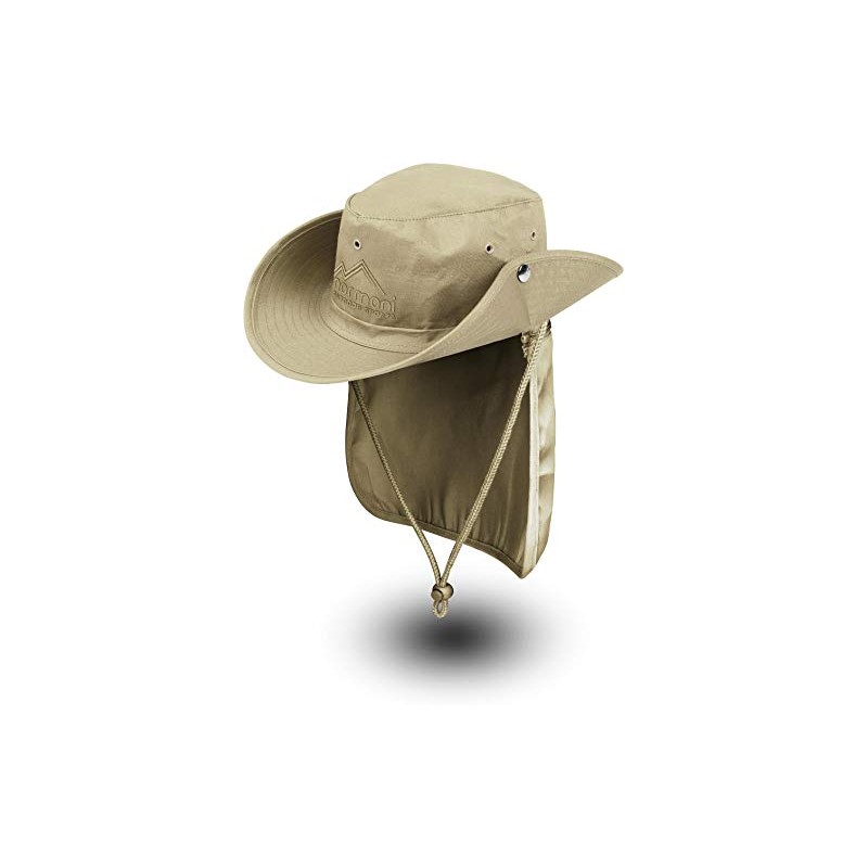 normani Bush Hat Outdoor Floppy Hat Outback with Removable Neck