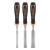 Juego De 3 Formones Mango Comfort Grip Truper 17759