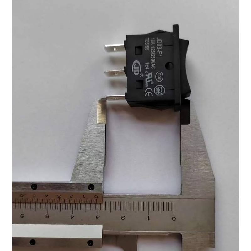 KCD4-3NC in-Out Rocker Switch 3 Pins 3 Positons Double Side