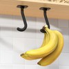 Dobango Folding Banana Hanger Hook Black 1 Pack, Self Adhesive