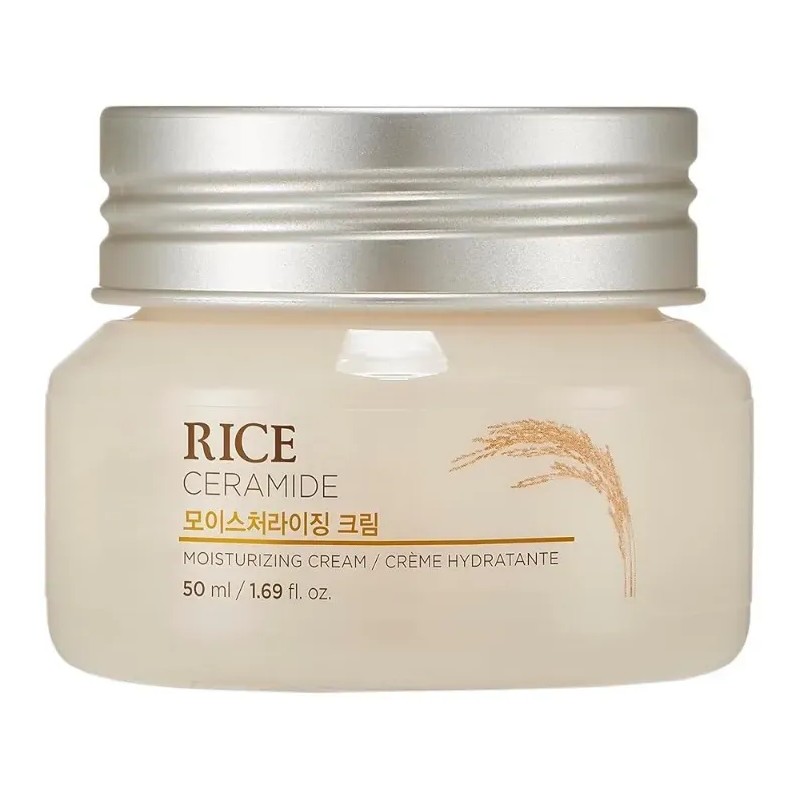 Crema Hidratante The Face Shop de Arroz y Ceramida para
