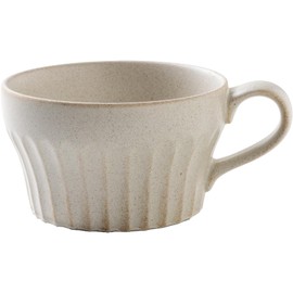 Minoru Pottery Pick Soup Cup, Off White