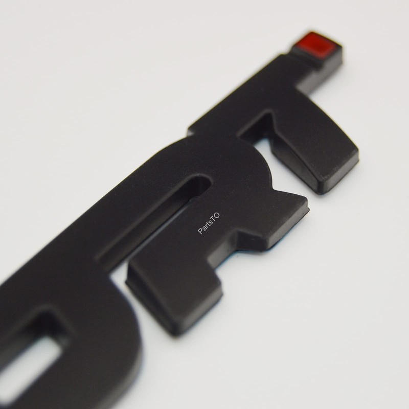 2 calcomanías de metal deportivo negro con calcomanía para Ford