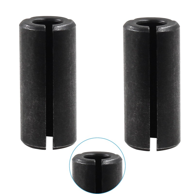 Unlorspy 2PCS Router Conversion Chuck Adapter 12.7mm (1/2") to 6.35mm