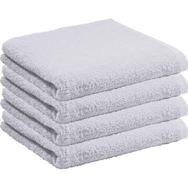 REDBEST Duschtuch Oceanside 4er-Pack Walk-Frottier Silber Größe 70x140 cm