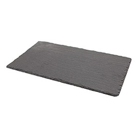 Genware NEV-SLTN-3218 Natural Slate Platter, 32 cm x 18 cm