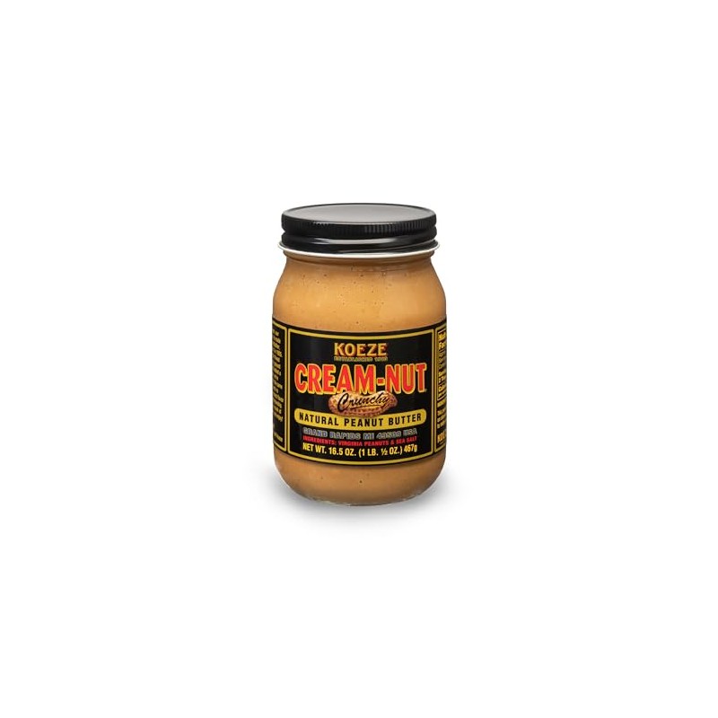 Case of Cream Nut Crunchy Peanut Butter - (6 Jars)