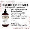 Aceite Almendras Dulces Verdadero Orgánico Importado 250 Ml