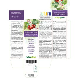 Hawthorn (Crataegus oxyacantha) Flowers and Leaves Alcohol-Free Mother Tincture Naturalma - Liquid Extract Drops 60 ml - Dietary Supplement - Vegan