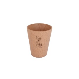 Rattan Gei TOUGEI Straight Cup L (Snufkin) Wood, Natural Wood, Moomin Series, Wooden Cup