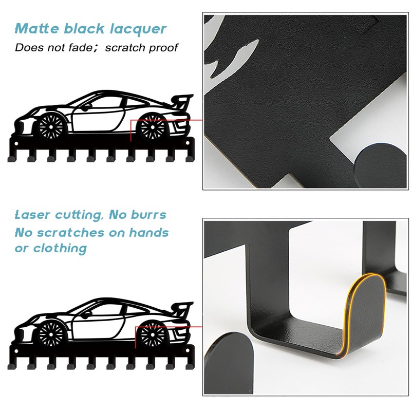 SUPERDANT Car Key Holder Wall Mount Race Car Key Hanger