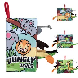 Chiluxendo Quiet Book, Baby Toy 0-6 Months Baby Book, Unbreakable Book Crinkle Book Baby Toy Baby Books, Fabric Book Books from 1 Year Made of Soft Fabric, for Newborn Girls