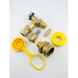 NEW FORKLIFT PROPANE TANK COMPLETE VALVE REPLACEMENT SERVICE BLEEDER FILL RELIEF