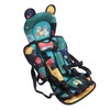 Toddler Car Seat Insert Bear Pattern Heighten Adjustable Fixing Straps