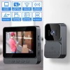 Smart Doorbell Chime w/ Visual Display Screen Safe for Kid