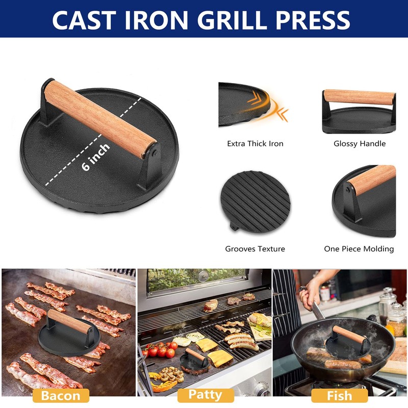 Joyfair 18Pcs Griddle Accessories Kit for Blackstone, (PP Handles)