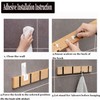 Wooden Wall Mounted Folding Rack, Modern Wall Floating Coat Hook
