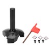Black Spoilboard Surfacing Router Bit Cemented Carbide T Shape Router