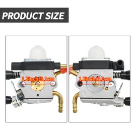 Hoypeyfiy C1Q-S225 Carburettor Carb kit Replacement for S-t-i-h-l HS81 HS81R HS81RC HS81T HS86 HS86R HS86T Hedge Trimmers Replaces 1139 120 0619 1139 120 0612 4237 120 0606 42371200606