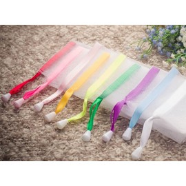 Dense 4-ply soap bubble net (string color random) - 20 pieces (10% discount) / 촘촘한 4겹 비누거품망 (끈색상 랜덤) - 20개 (10% 할인)