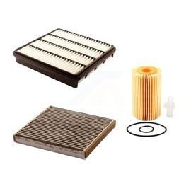 PUR 1x Air + 1x Cabin + 1x Engine Cartridge Oil Filter (3 Total) Kit Replacement For Toyota Tundra Sequoia Lexus LX570 Land Cruiser KFM-100510