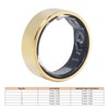 Smart Health Ring Sleep Tracking Body Temperature Monitoring Step Counting