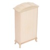 Dollhouse Miniature Wardrobe 1/12 Scale Double Door Dolls House Closet