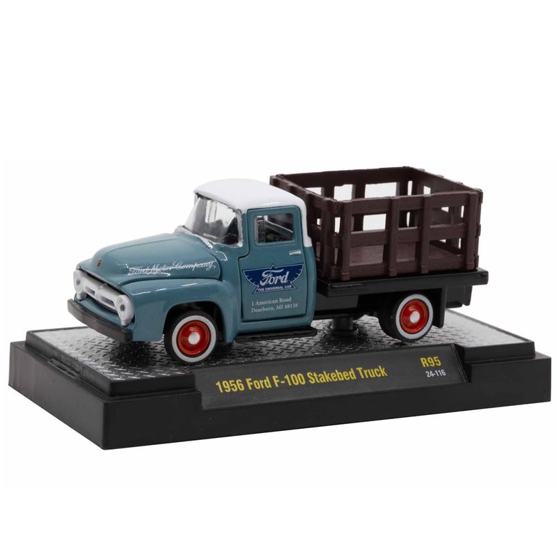 M2 MACHINES 1/64 Auto-Thentics Release 95 1956 FORD F-100 STAKEBED