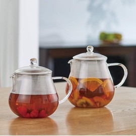 HARIO CHC-70T Leaf Teapot Clear, 23.7 fl oz (700 ml)