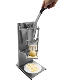 4 in 1 Commercial Vegetable Chopper,Onion French Fry Cutter w/4 Blades(Dices, Slices & Chops 1/2", 3/8", 1/4", 8 Wedge) Food Slicing Machine for Home Restaurant