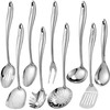304 Stainless Steel Kitchen Utensil Set - 9 PCS Serving