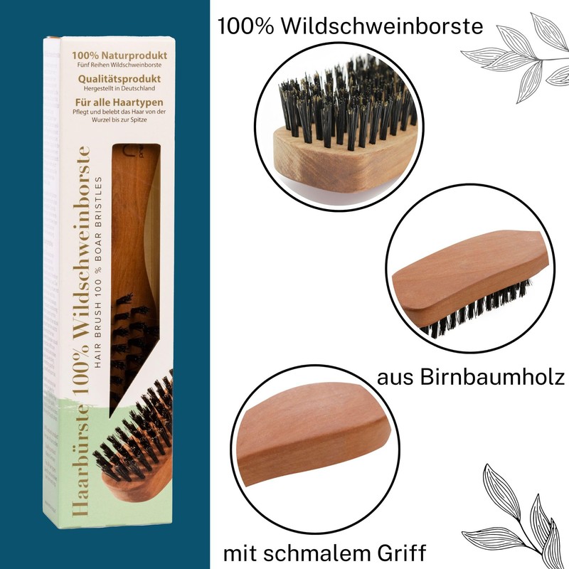 Remos Boar Bristle Hair Brush