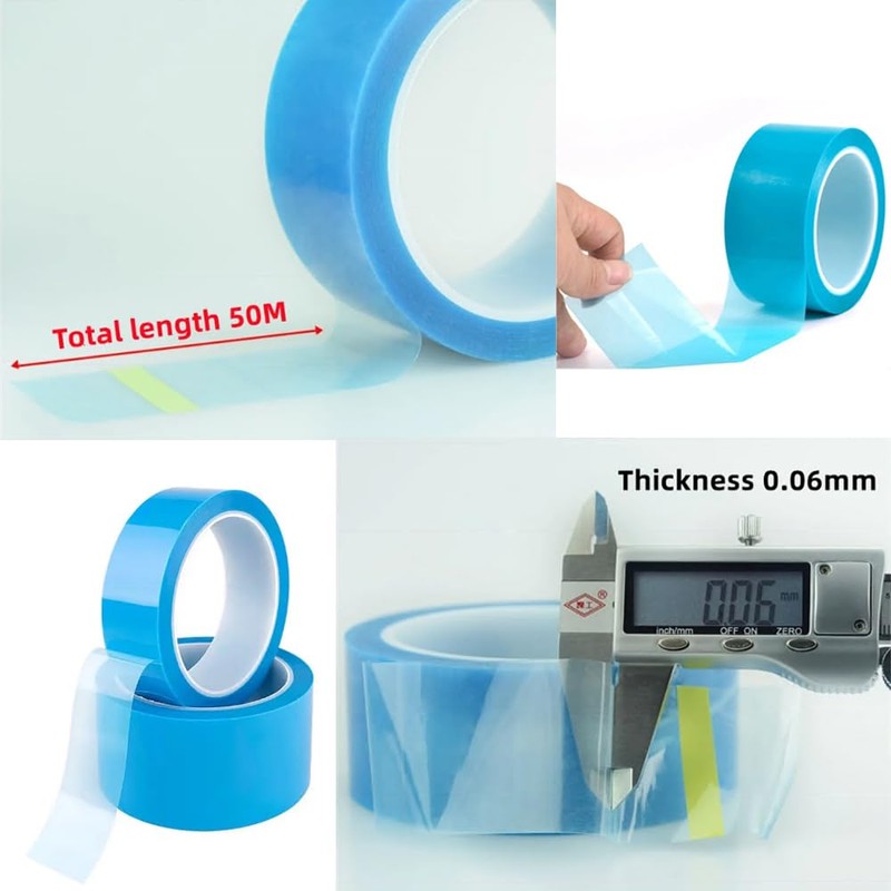TOOLSTAR Refrigerator Tape PET Fridge Non-Residual Adhesive Tape for Fixing