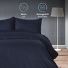 Komfortec Duvet Cover Set, microfibre, Navy Blue, 135x200 + 1x