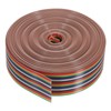 QUARKZMAN 1 Piece 25 Pin Ribbon Rainbow Cable 30ft 1.27mm