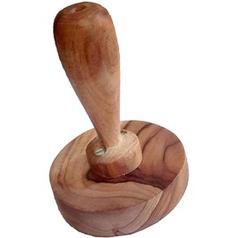 Wooden Potato Masher - Paratha, Roti Sekni for Kitchen and Restaurant - Wooden Non Sticking Masher