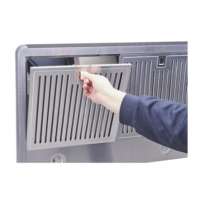 13.56 in. X 13.69 in. Stainless Steel Baffle Filter for