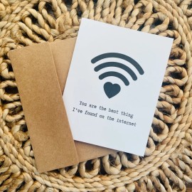 Cryptic Paper Co Online dating love card for anniversary, valentine’s day